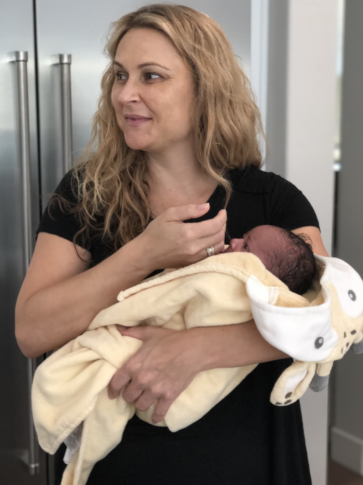 A moment from Nora's years of doula work with families