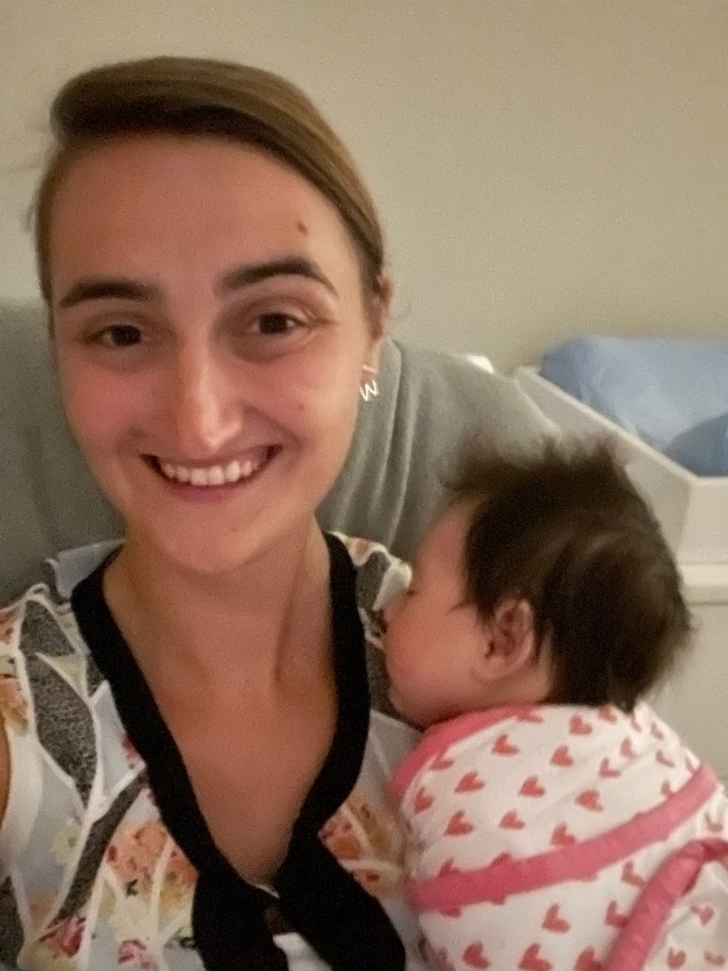 A moment from Nora's years of doula work with families