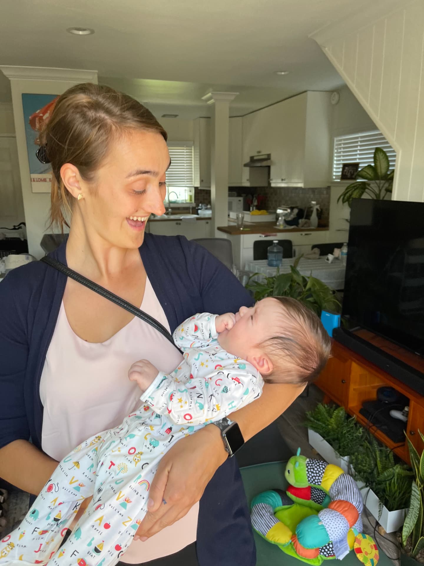A moment from Nora's years of doula work with families