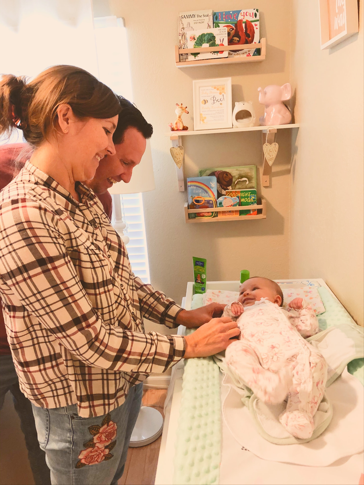 A moment from Nora's years of doula work with families