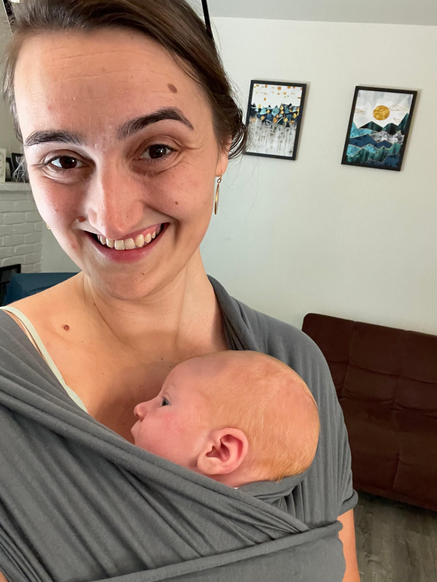 A moment from Nora's years of doula work with families